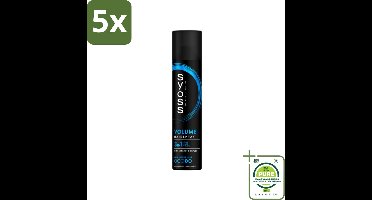 5 x Syoss - Volume - Haarspray - Lift & Volume - 300 ml - Grootverpakking - Haarspray Volume - Volume Spray - Haar Fixeren - Volume Geven Haar - Syoss Haarspray