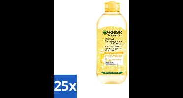 25 x Garnier - SkinActive - Micellair Water - Vitamine C - Reinigingswater - 400 ml - Micellair Reinigingswater - Vitamine C - Reinigen - Make-up Verwijderen - Stralen Huid