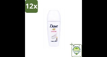 Dove Deodorant Roller - Powder - 50 ml - Voordeelverpakking - 12 stuks - Dove deodorant - Anti-transpirant