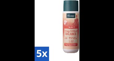 5 x Kneipp - Douchegel - Body & Mind Balance - 200 ml - Douchegel - Balans - Iris - Vetiver - Natuurlijke Douchegel