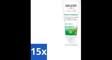 WELEDA - Planten tandpasta - 75 ml - Bulkverpakking - 15 stuks