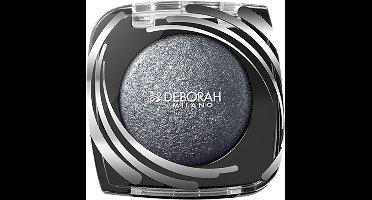 Deborah Milano - Precious Color Oogschaduw – Very Anthracite 09 - Super-Gepigmenteerde Mono Eyeshadow Met Intense Antraciet Kleur - Parelmoer Finish - Wet & Dry Veelzijdigheid - Langhoudend - Voor Dramatische & Glam Looks