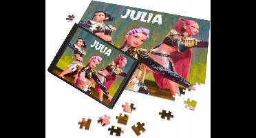 KPop Demon Hunters Huntrix Saja Puzzel - Gepersonaliseerd cadeau voor fans