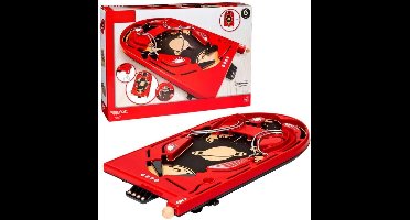 RVV Flipperkast - Houten flipperkast voor kinderen en volwassenen - Rood