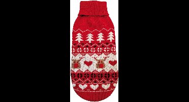 Croci hondentrui xmas deer happy rood