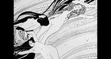 IXXI The Blood of Fish, Gustav Klimt & Bridgeman Images - 140 x 100 cm - Gratis ophangtool - Grote wanddecoratie en posters - Klassiek, Line art,