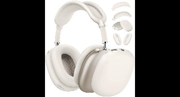 4-delige set - Siliconen Hoes - voor AirPods Max Hooftelefoons 1，2 van – Siliconen Oorkussens Beschermhoes - Oorschelp Beschermhoes, Hoofdband Beschermhoes – Anti-Kras Zachte Siliconen Beschermer – Sterrenlicht
