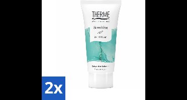 Therme - Sensitive - Anti-transpirant Crème - Hydraterend - 60ml - Voordeelverpakking - 2 stuks