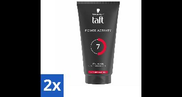 Taft - Power Activity 7 - Styling Gel - Energieke styling - 150 ml - Voordeelverpakking - 2 stuks