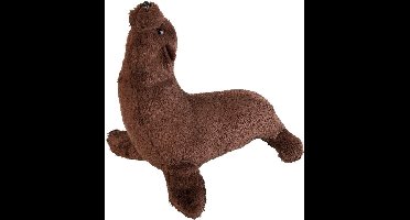 Ravensden Pluche bruine zeeleeuw knuffel - 15 cm - Zeeleeuwen zeedieren knuffels - Speelgoed - voor kinderen