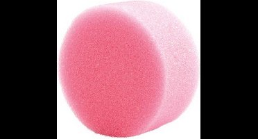grimeersponsje rond 6 x 3 cm foam roze