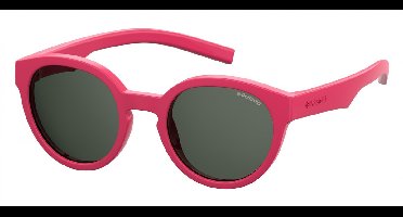 Polaroid Zonnebril 8019/s-m 35j/m9 Junior Roze Met Grijze Lens