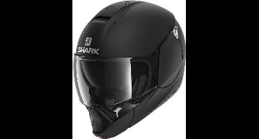 SHARK EVOJET BLANK Motorhelm Systeemhelm Mat Zwart Mat - Maat XS