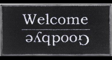 MD Entree - Deurmat - Schoonloopmat - Emotion XS - Welcome Goodbye - 40 x 80 cm