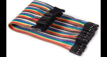 Whadda 40-polige Draadbrug 15 Cm Pvc/koper Vrouw/vrouw