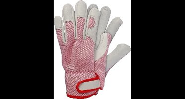 Talen Tools - Werkhandschoenen - Geitenleer - Roze - Maat S