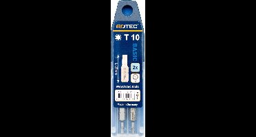 Rotec PRO Bit T10 (Torx) L 25mm 2 stuks