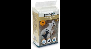 Beeztees - Hondenluier - Zwart - M - 12ST