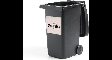 Container sticker Quotes - I love grandma - Oma - Spreuken - 40x40 cm - Kliko sticker