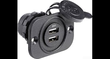 USB dual connector inbouw