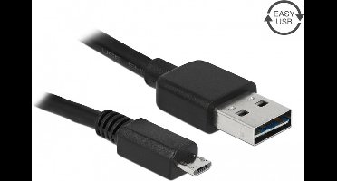 Delock - USB 2.0 A Male naar USB 2.0 Micro Male - 5 m