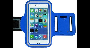 Sportarmband - Geschikt voor: Samsung Galaxy S22 S23 S24 Ultra hoesje - Sportband - Hardloop armband - Sport armband - Hardloop houder - Donker blauw