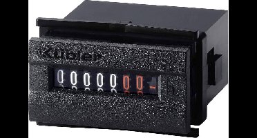 Kübler 3,245,201,351 Kübler H37.5 bedrijfsurenteller/tijdteller met DIN-afmetingen, 48 x 24, 10 - 30 V DC