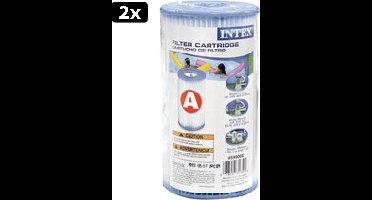 2x Intex Filtercartridge Type A29000 - Filter voor filterpomp 28604GS