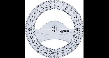 Geometric kompasroos 12 cm - 360˚