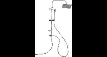 Niceey Doucheset - Regendouche - Handdouche - Verstelbaar - Vierkant - Chroom