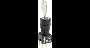 APEM A018125 A018125 Sleutelschakelaar 1 x 90 ° 1 stuk(s)