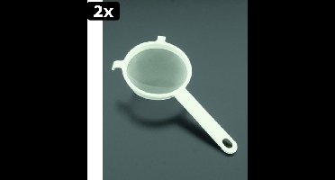 2x Metaltex zeef nylon 10 cm.