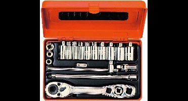 Bahco R6725MK Dopsleutelinzetset 1/4 19-delig