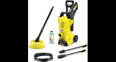 Kärcher K 3 Power Control Home Hogedrukreiniger - 120 bar - 380l/u - 25 m²/u - Terrasreiniger T 1 - Geschikt voor oa. auto - fietsen - kleine terrassen - balkon - tuinset en motoren