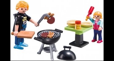 PLAYMOBIL Family Fun Backyard Barbecue Carry Case