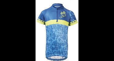 Silvini Scrivia Korte Mouw Wielertrui Blauw 5-6 Years Jongens,Meisjes