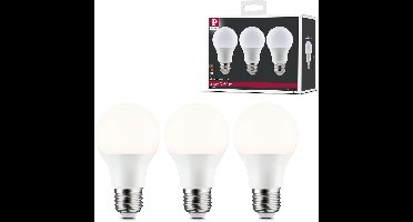 Standaard 230 V LED-gloeilamp E27 Set van 3 3x806lm 3x8W 2700K Opaal