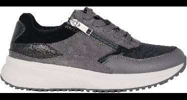 Waldläufer H-Mara - dames sneaker - Grijs - maat 42 (EU) 8 (UK)