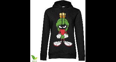 Looney Tunes Hoodie Marvin The Martian Attitude Girls Hoodie WB-57-LT017-H61-14 Black-XL