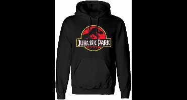 Jurassic Park - Classic Logo Hoodie Black-XXL