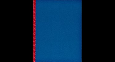 Kasboek 165x210mm 160blz 1 kolom rode rug assorti