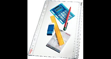 Esselte Meervoudig Geperforeerd Pvc A4 Plastic Hoesje 5 Eenheden Transparant