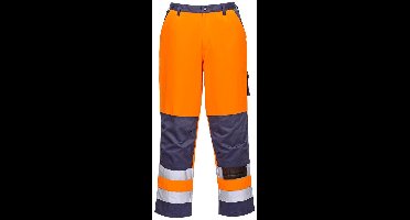 Portwest Lyon Hi-Vis Broek TX51 - Oranje/Marine - XXL