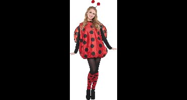 RIETHMULLER - lieveheersbeestje kostuum dames rood zwart - XXL