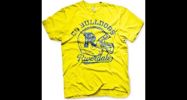 Riverdale Go Bulldogs Vintage T-Shirt Yellow-2XL