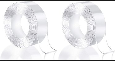 Herbruikbare dubbelzijdige nanotape 5 meter