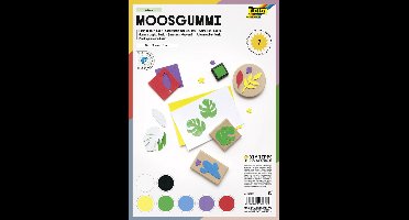 Mos rubbermat basis, zelfklevend, 7 vellen