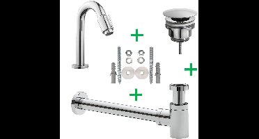 Caral Victoria fonteinkraanset chroom