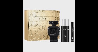 Paco Rabanne Phantom Giftset - 100 ml parfum spray + 10 ml parfum tasspray + 150 ml deospray - cadeauset voor heren