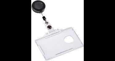 EUROPEL Badgehouder, open, met jojo, 54 x 85 mm